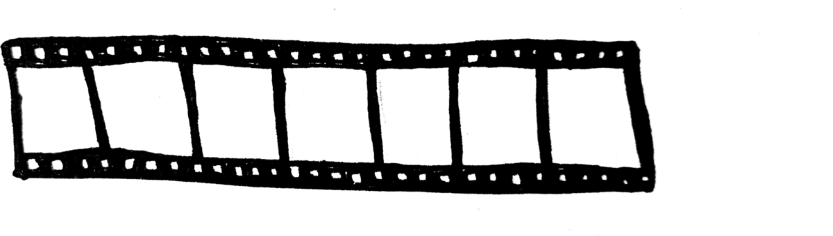 A strip of film